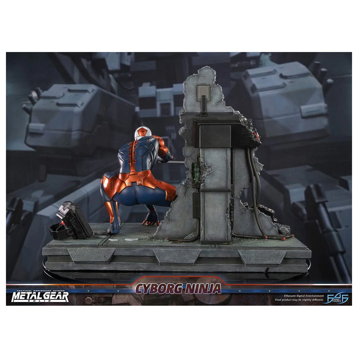 Metal Gear Solid Socha Cyborg Ninja (Gray Fox) 41 cm fotografii produktu