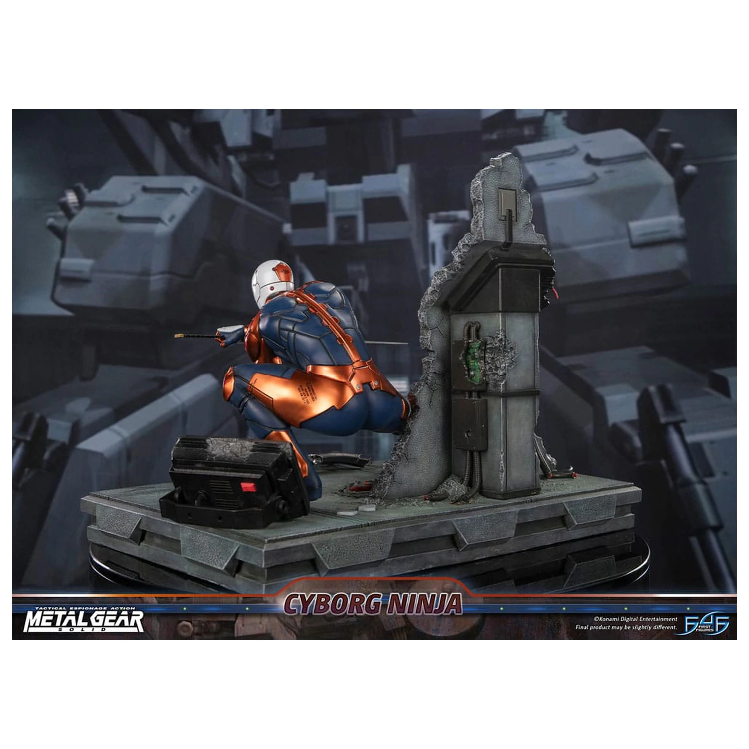 Metal Gear Solid Socha Cyborg Ninja (Gray Fox) 41 cm fotografii produktu