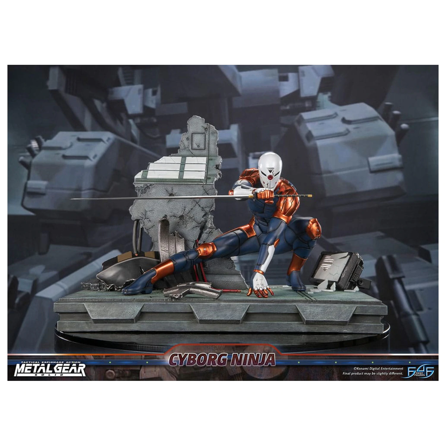 Metal Gear Solid Socha Cyborg Ninja (Gray Fox) 41 cm fotografii produktu