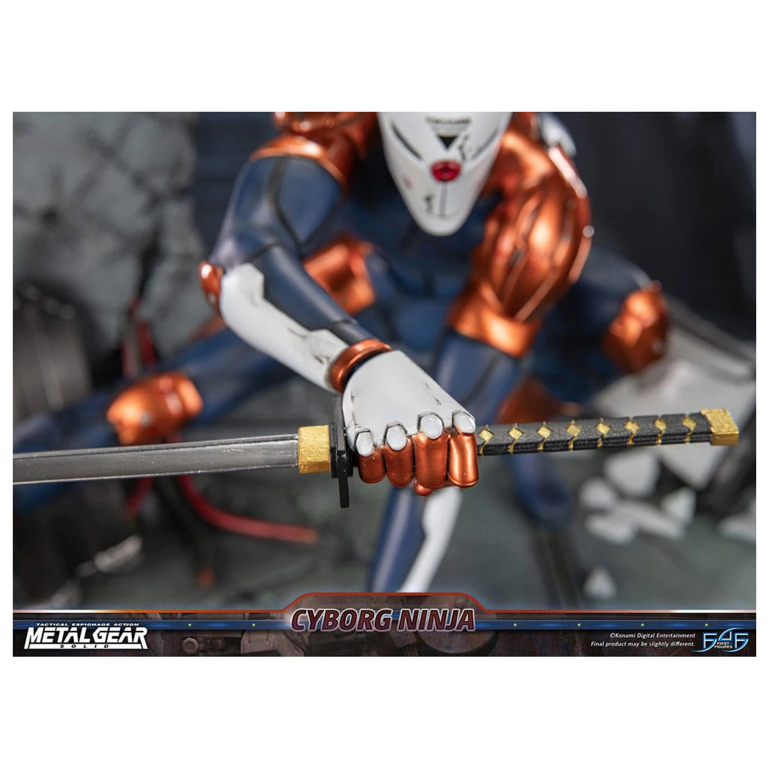 Metal Gear Solid Socha Cyborg Ninja (Gray Fox) 41 cm fotografii produktu