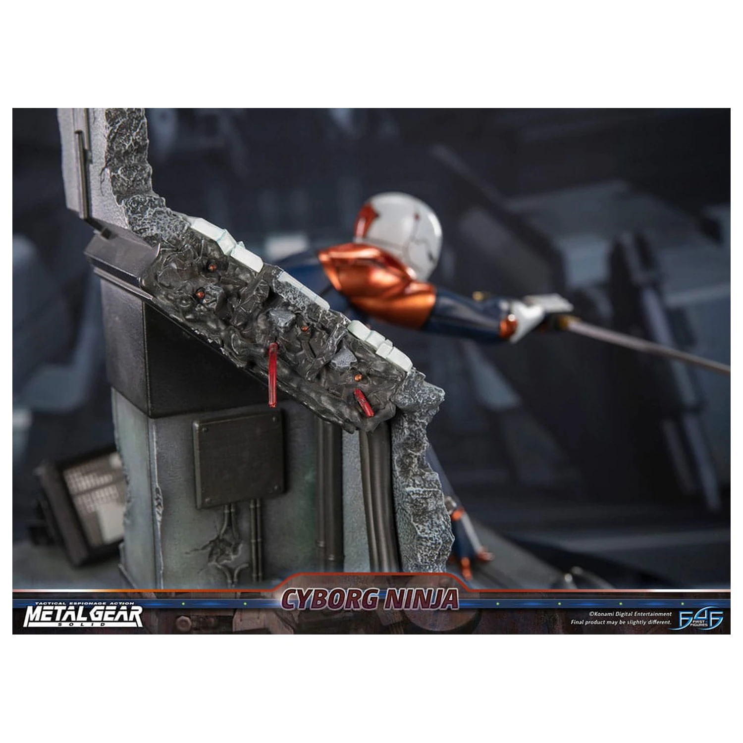 Metal Gear Solid Socha Cyborg Ninja (Gray Fox) 41 cm fotografii produktu