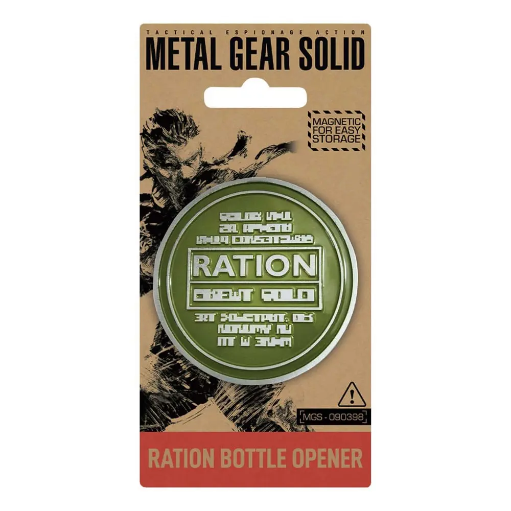 Metal Gear Solid Otvírák na lahve Solid Ration 8 cm fotografii produktu