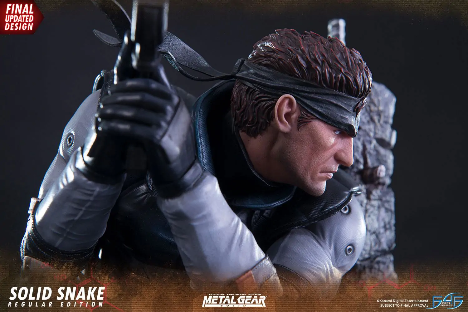 Metal Gear Solid Socha Solid Snake 44 cm fotografii produktu