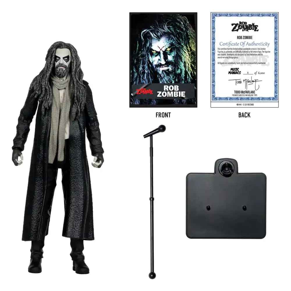 Akční figurka Metal Music Maniacs vlna 2 Rob Zombie 15 cm fotografii produktu