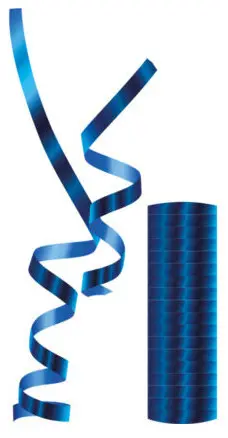 Kovově modrý Streamer fotografii produktu