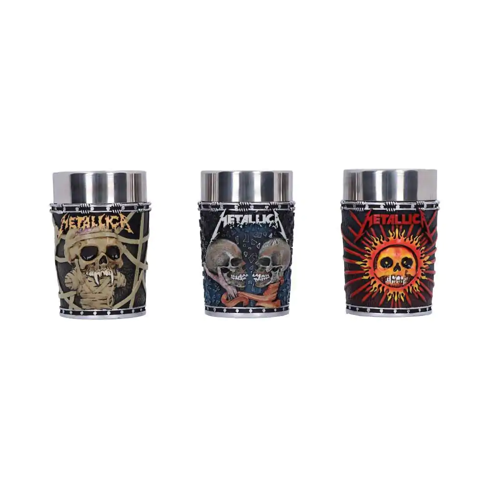 Metallica Panákové Skleničky Pushead Art 3-Pack fotografii produktu