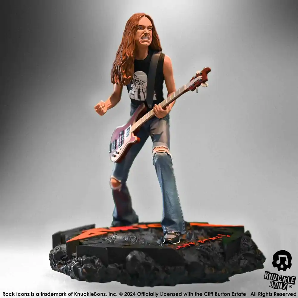 Metallica Rock Iconz Socha Cliff Burton II 22 cm fotografii produktu