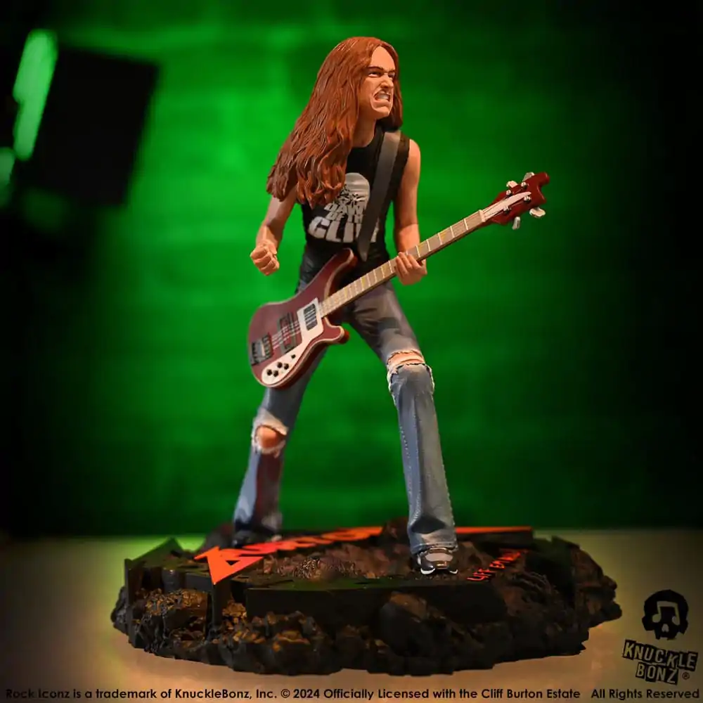 Metallica Rock Iconz Socha Cliff Burton II 22 cm fotografii produktu