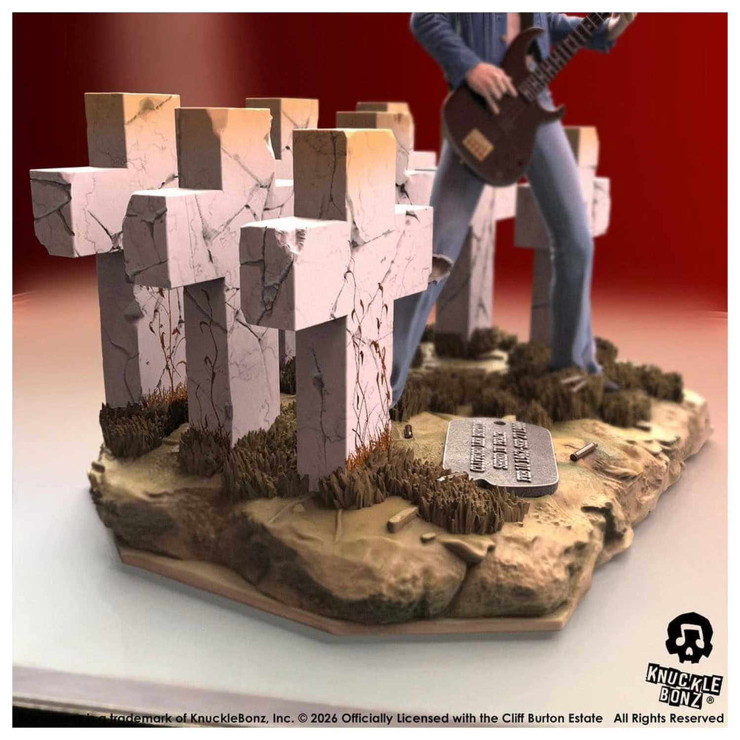 Metallica Rock Iconz figurka Cliff Burton III 21 cm fotografii produktu