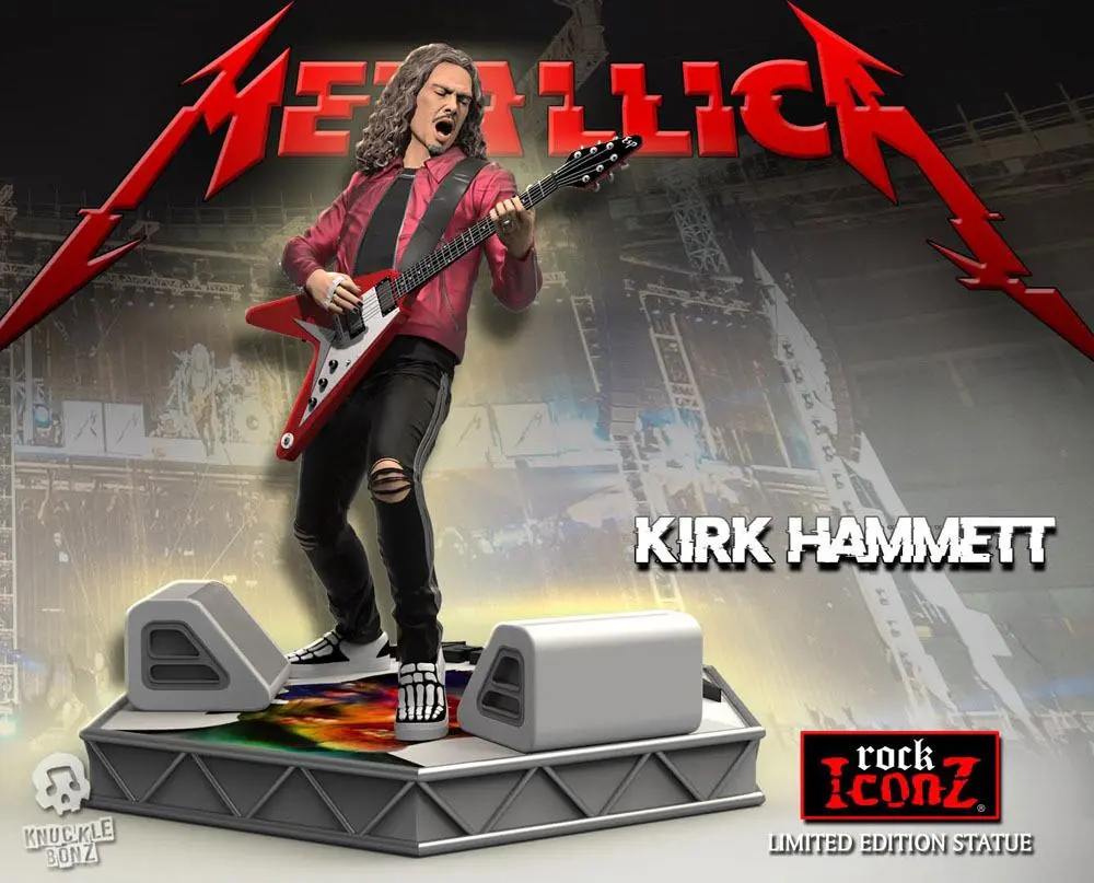 Metallica Rock Iconz Statue Kirk Hammett Limited Edition 22 cm soška fotografii produktu