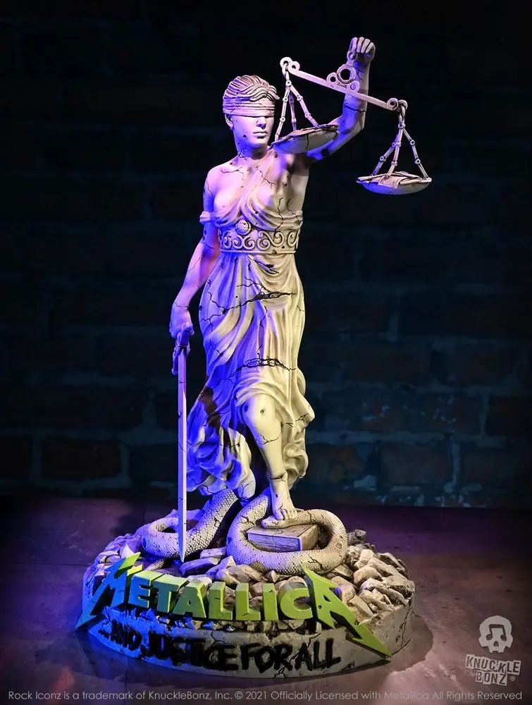 Metallica Rock Ikonz On Tour Socha Lady Justice fotografii produktu