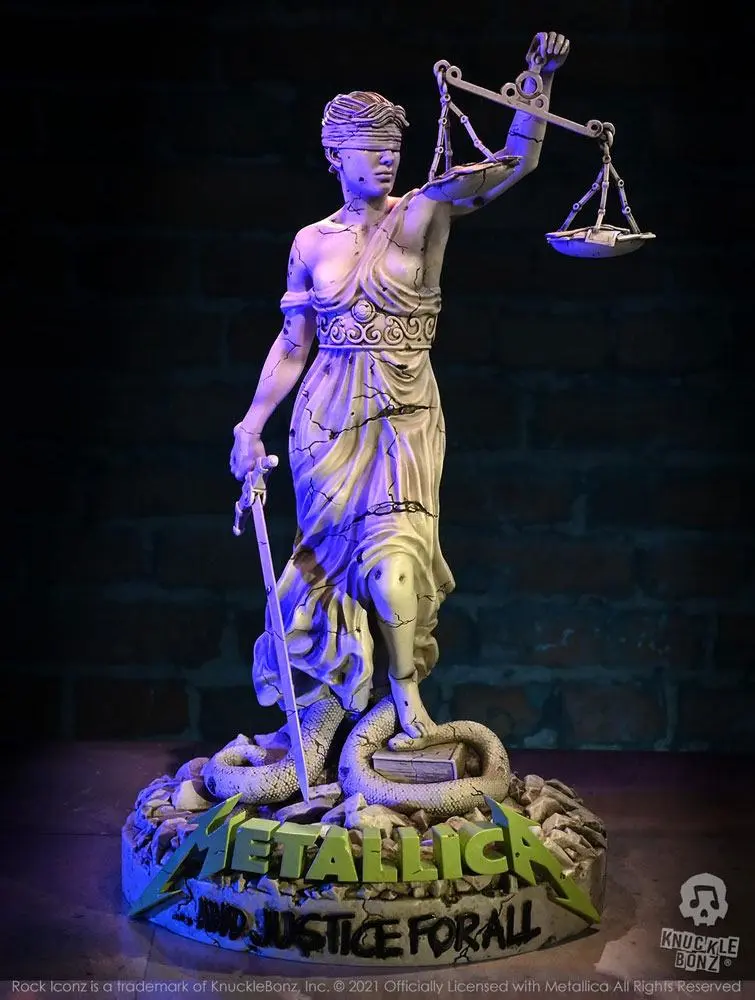 Metallica Rock Ikonz On Tour Socha Lady Justice fotografii produktu