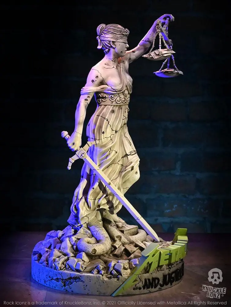 Metallica Rock Ikonz On Tour Socha Lady Justice fotografii produktu