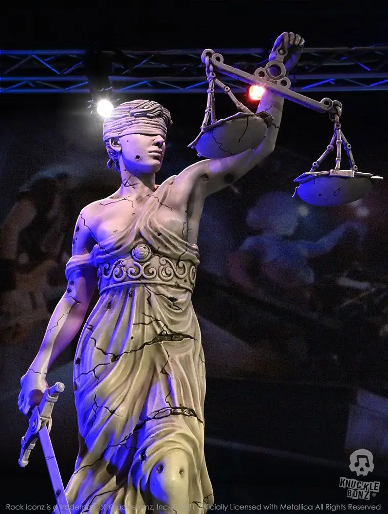 Metallica Rock Ikonz On Tour Socha Lady Justice fotografii produktu
