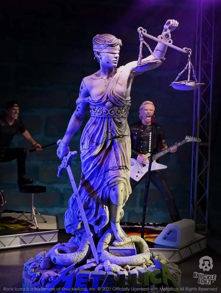 Metallica Rock Ikonz On Tour Socha Lady Justice fotografii produktu