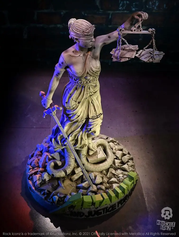 Metallica Rock Ikonz On Tour Socha Lady Justice fotografii produktu