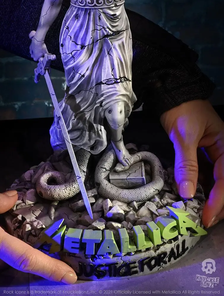 Metallica Rock Ikonz On Tour Socha Lady Justice fotografii produktu