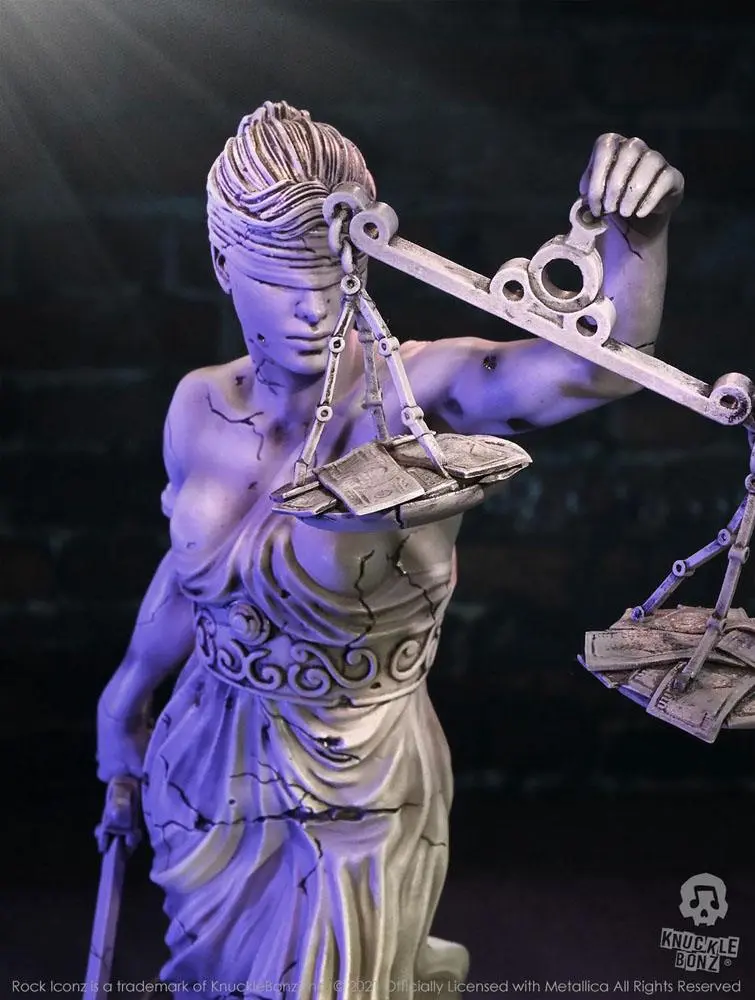 Metallica Rock Ikonz On Tour Socha Lady Justice fotografii produktu