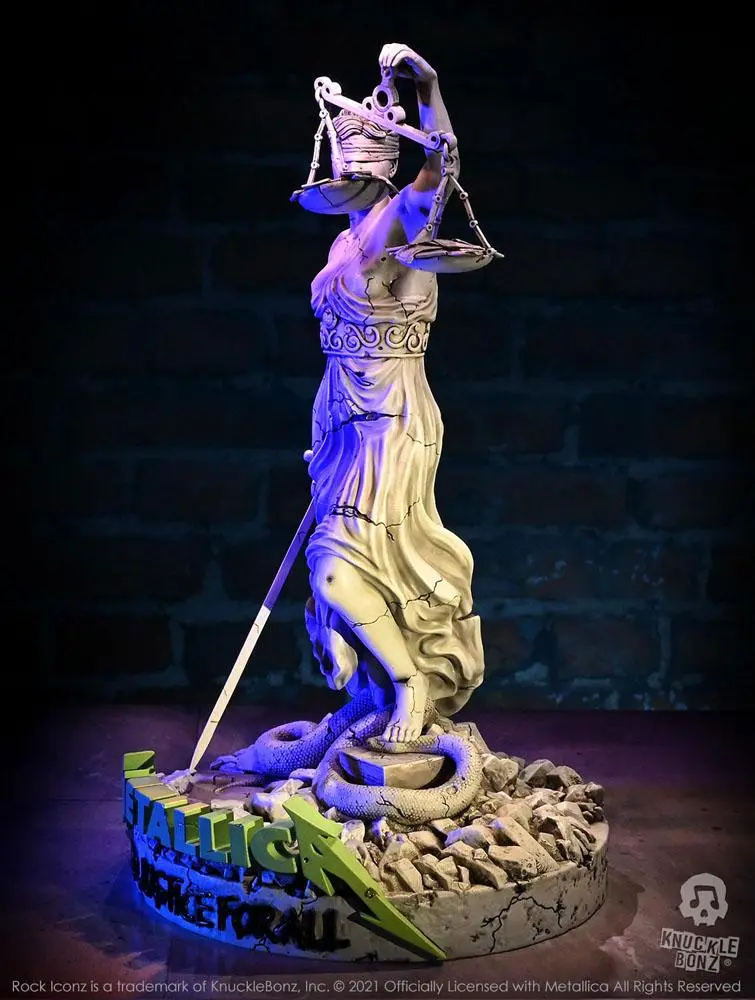 Metallica Rock Ikonz On Tour Socha Lady Justice fotografii produktu