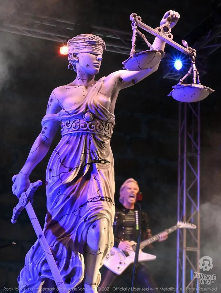 Metallica Rock Ikonz On Tour Socha Lady Justice fotografii produktu