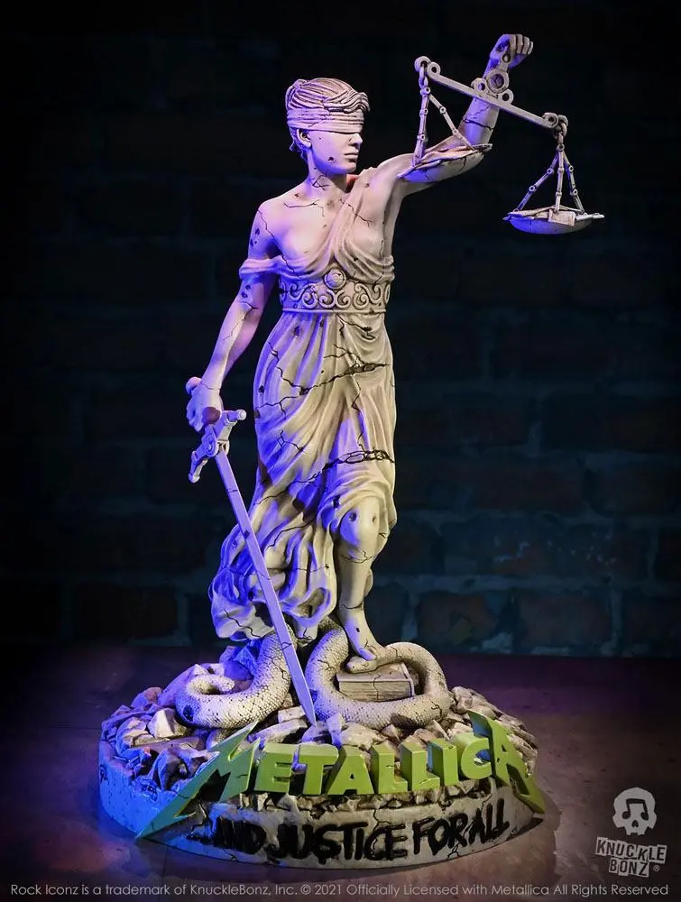 Metallica Rock Ikonz On Tour Socha Lady Justice fotografii produktu