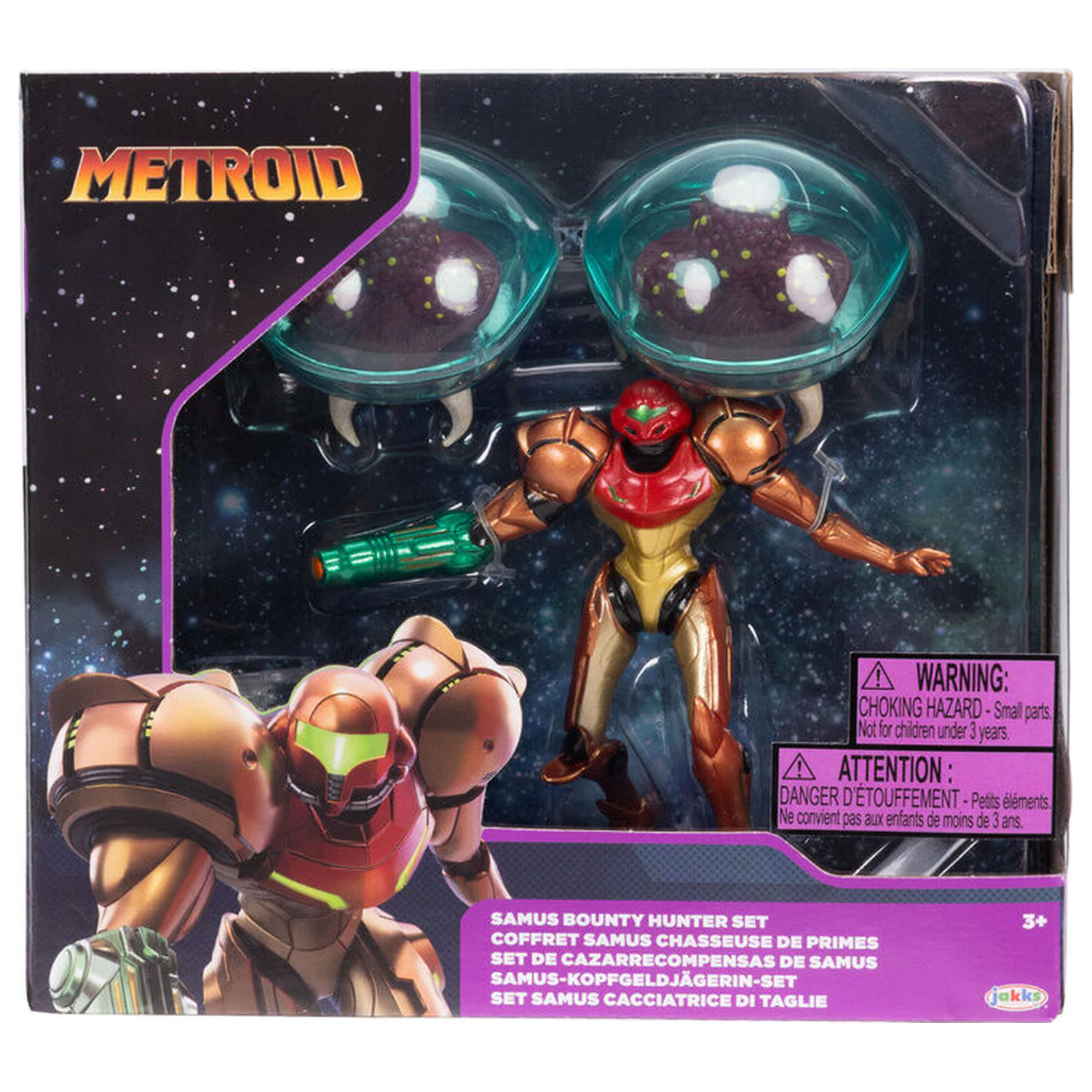 Metroid balení 3 figurek 6cm fotografii produktu