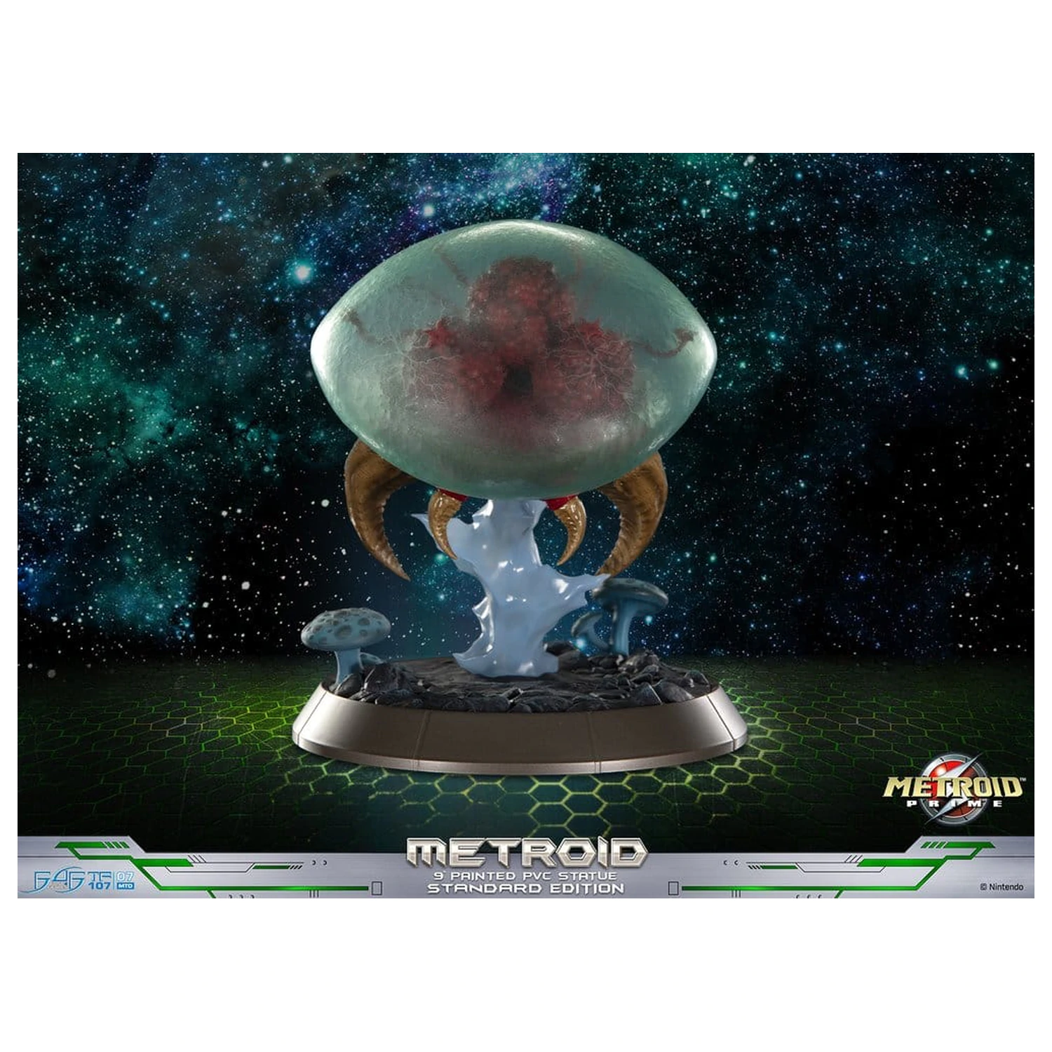 Metroid Prime PVC figurka Metroid (Standard) (Glow in the Dark) 21 cm fotografii produktu