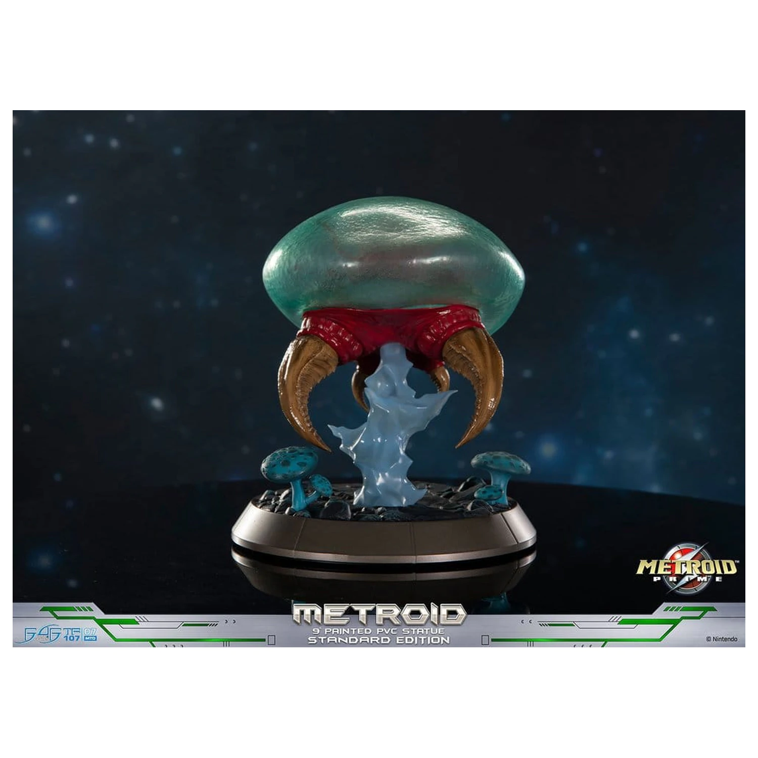Metroid Prime PVC figurka Metroid (Standard) (Glow in the Dark) 21 cm fotografii produktu