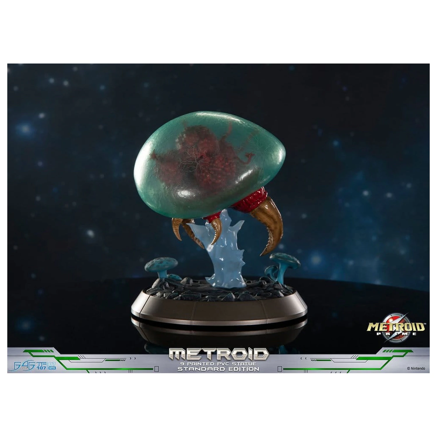 Metroid Prime PVC figurka Metroid (Standard) (Glow in the Dark) 21 cm fotografii produktu