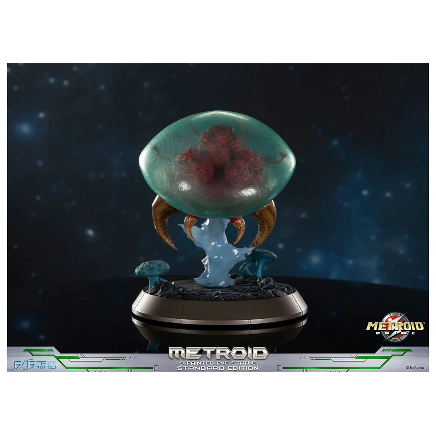 Metroid Prime PVC figurka Metroid (Standard) (Glow in the Dark) 21 cm fotografii produktu