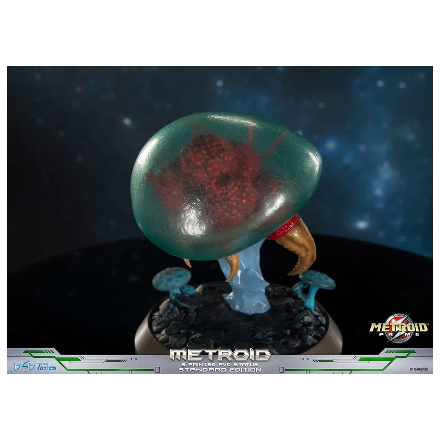 Metroid Prime PVC figurka Metroid (Standard) (Glow in the Dark) 21 cm fotografii produktu