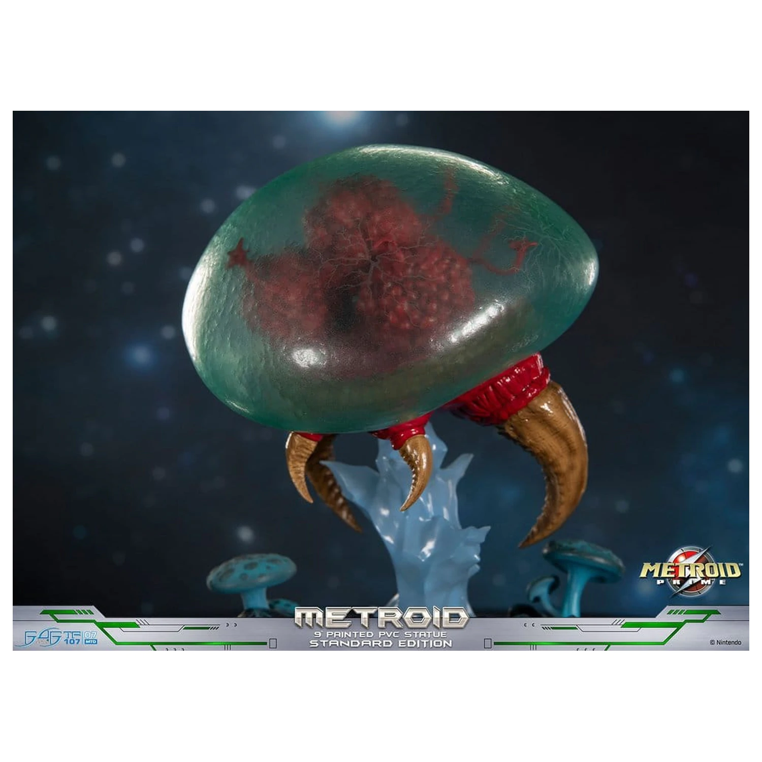 Metroid Prime PVC figurka Metroid (Standard) (Glow in the Dark) 21 cm fotografii produktu