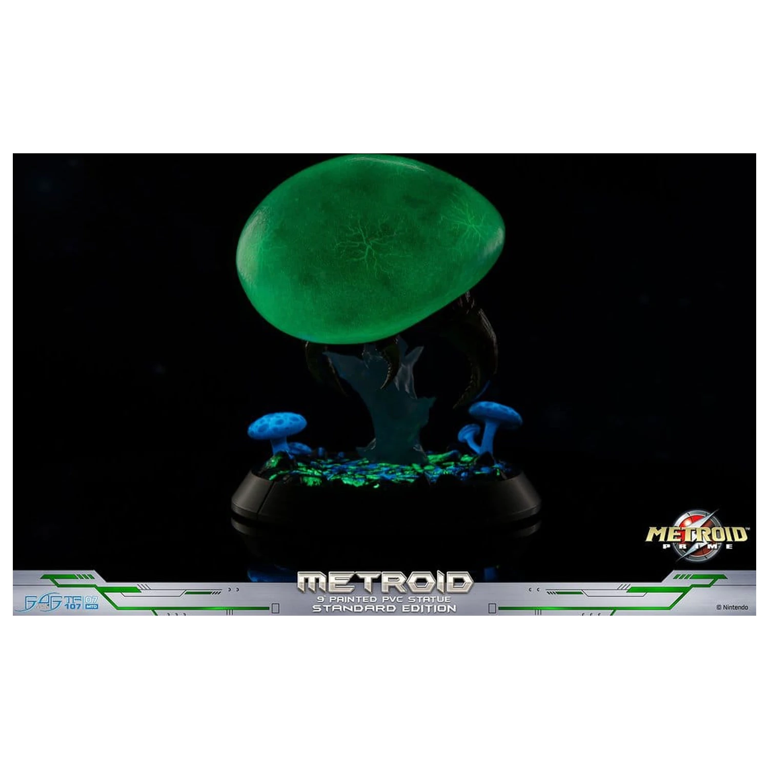 Metroid Prime PVC figurka Metroid (Standard) (Glow in the Dark) 21 cm fotografii produktu