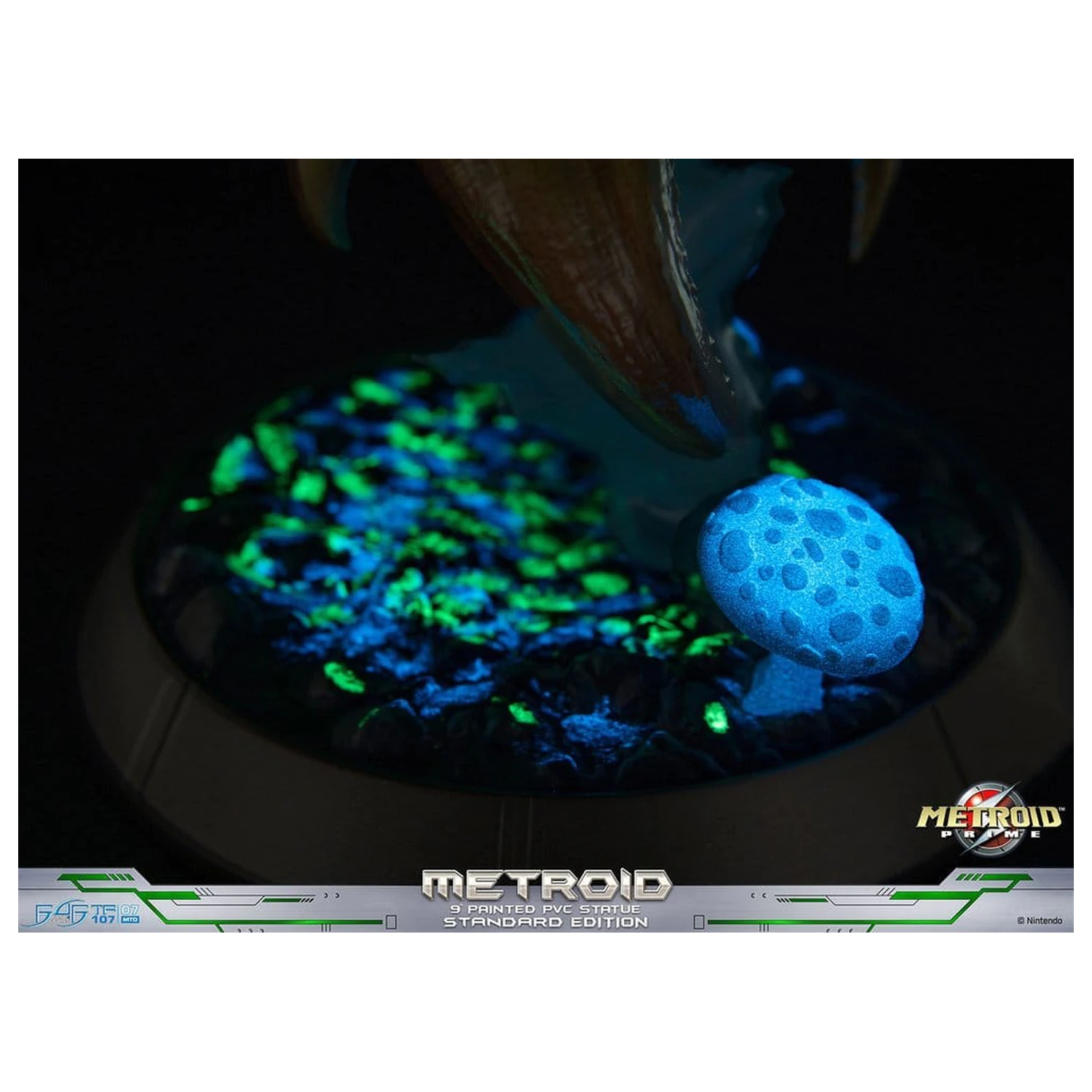 Metroid Prime PVC figurka Metroid (Standard) (Glow in the Dark) 21 cm fotografii produktu