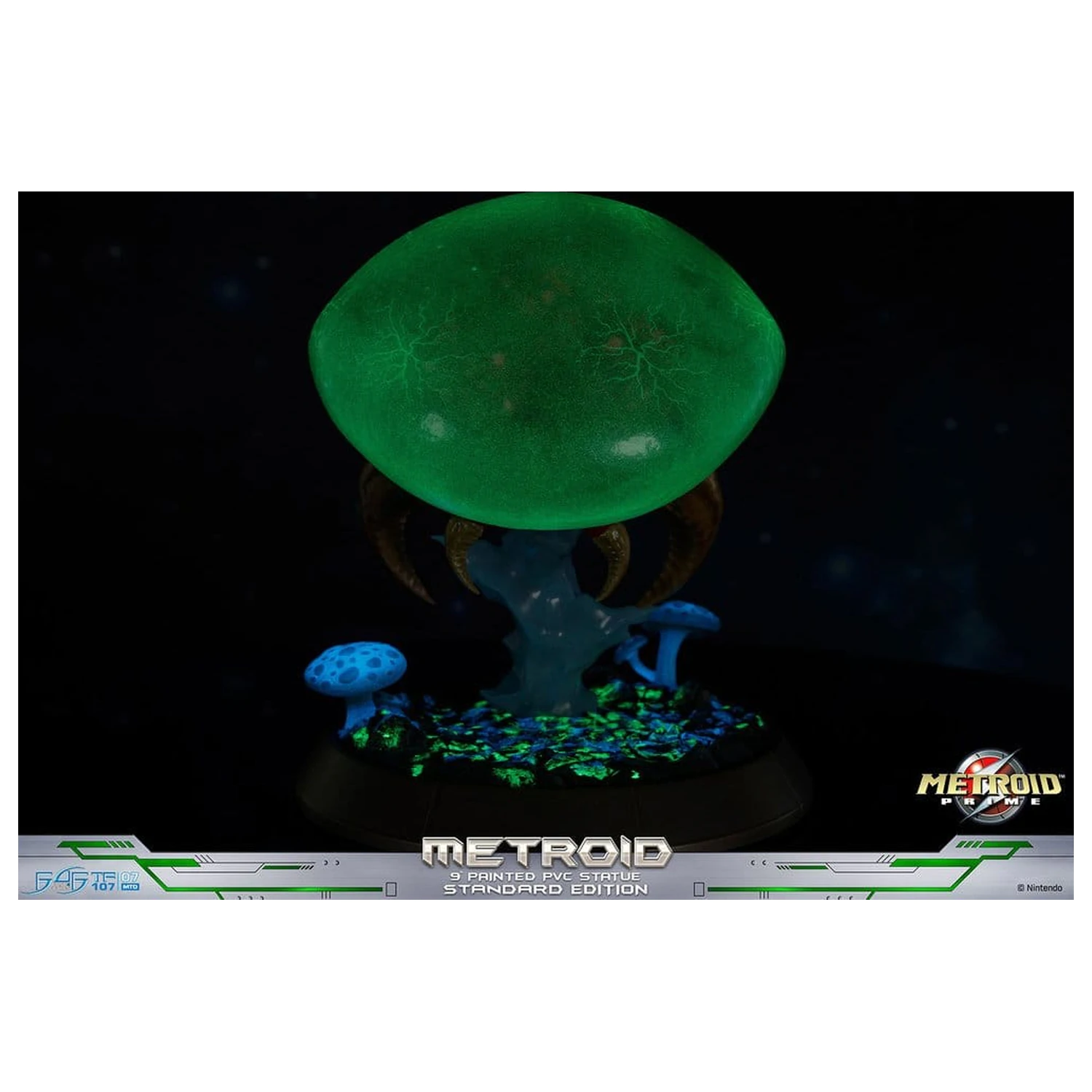 Metroid Prime PVC figurka Metroid (Standard) (Glow in the Dark) 21 cm fotografii produktu