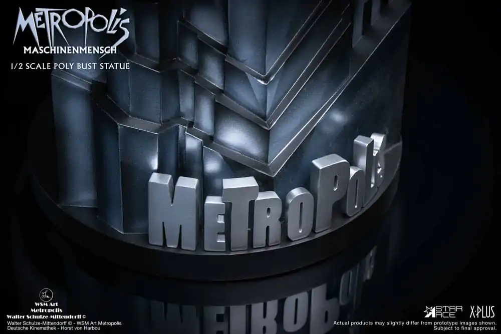 Metropolis Busta 1/2 Maria Maschinenmensch 50 cm fotografii produktu