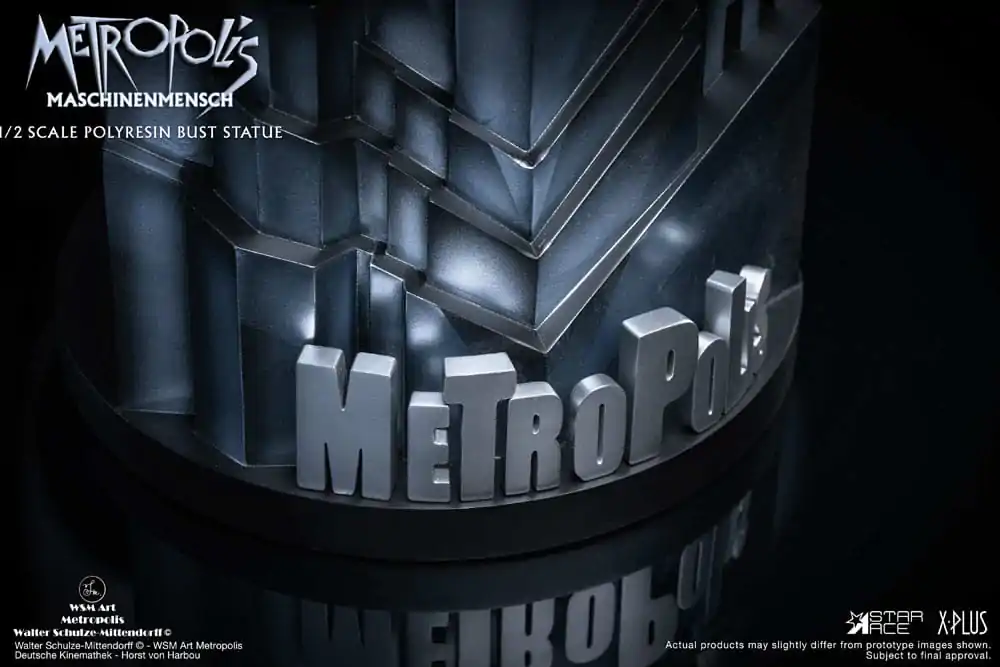 Metropolis Busta 1/2 Maria Maschinenmensch 50 cm fotografii produktu