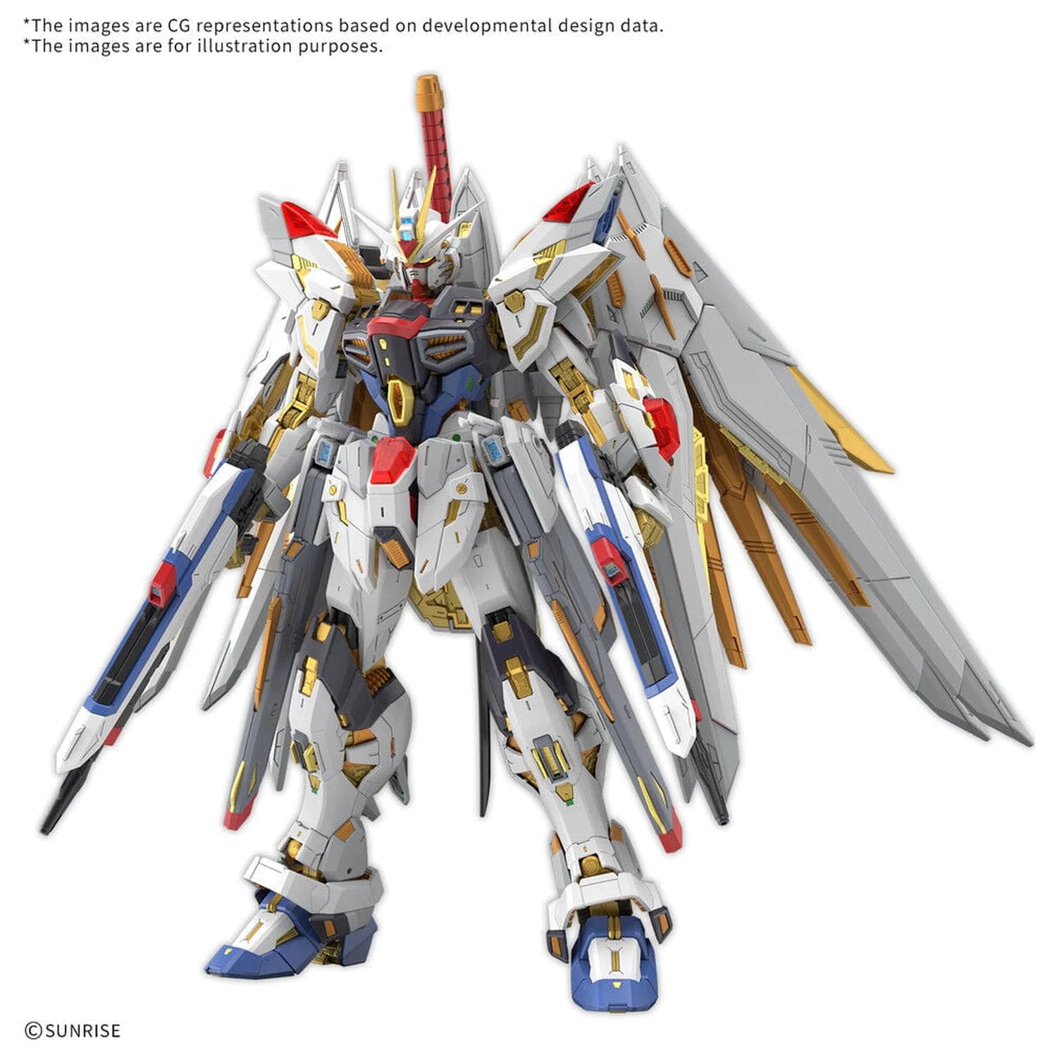 MGEX 1/100 Mighty Strike Freedom Gundam Mobile Suit Gundam SEED Freedom Master Grade Extreme Modelová sada fotografii produktu