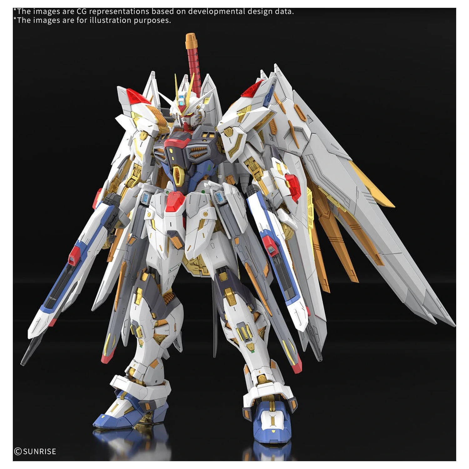 MGEX 1/100 Mighty Strike Freedom Gundam Mobile Suit Gundam SEED Freedom Master Grade Extreme Modelová sada fotografii produktu
