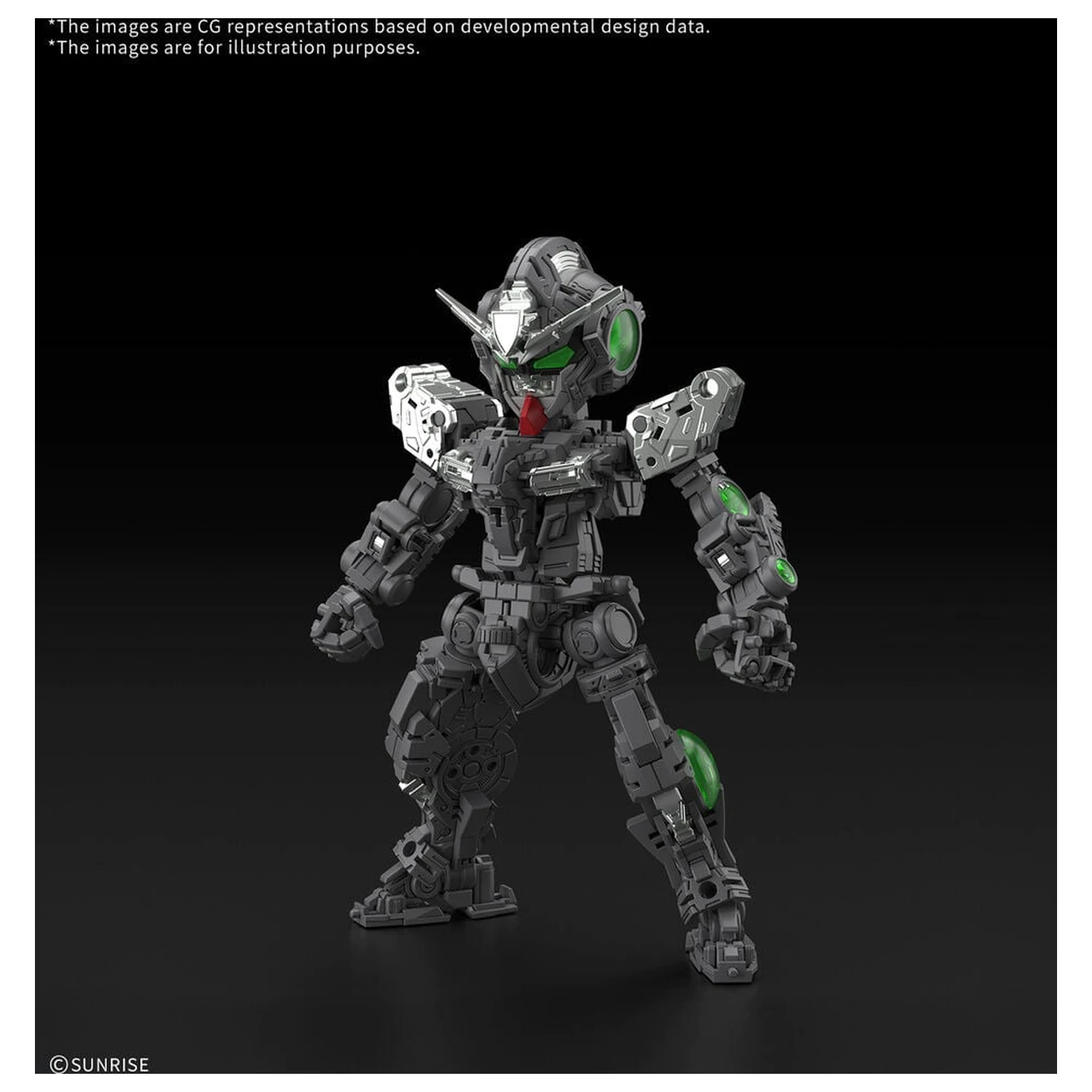 MGSD 00 Raiser Mobile Suit Gundam 00 Master Grade SD model stavebnice fotografii produktu