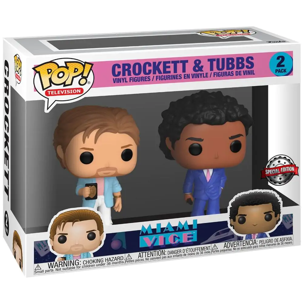 Miami Vice POP! Vinylové figurky 2-Pack Crockett & Tubbs 9 cm fotografii produktu