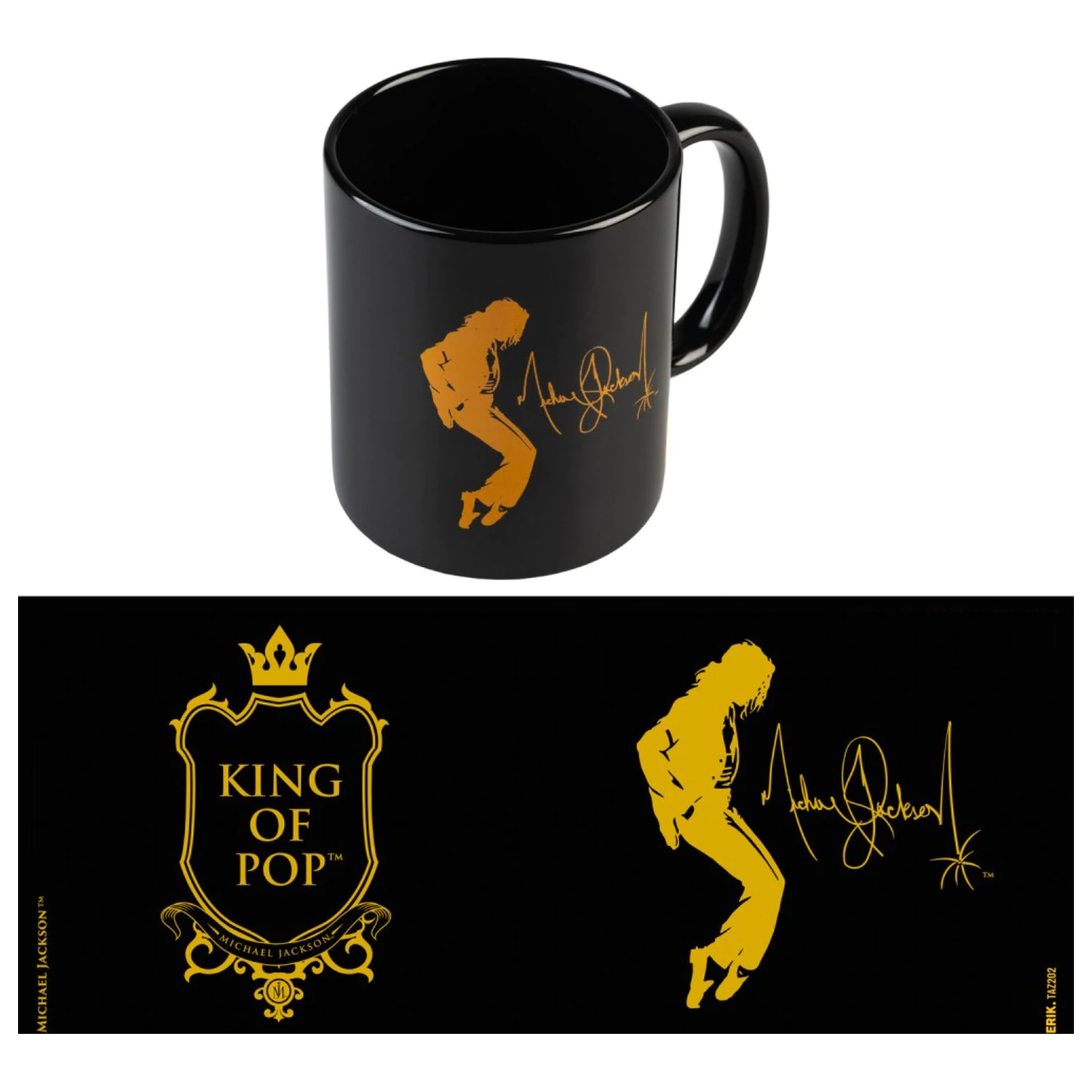 Hrnek Michael Jackson King of Pop černý 350 ml fotografii produktu