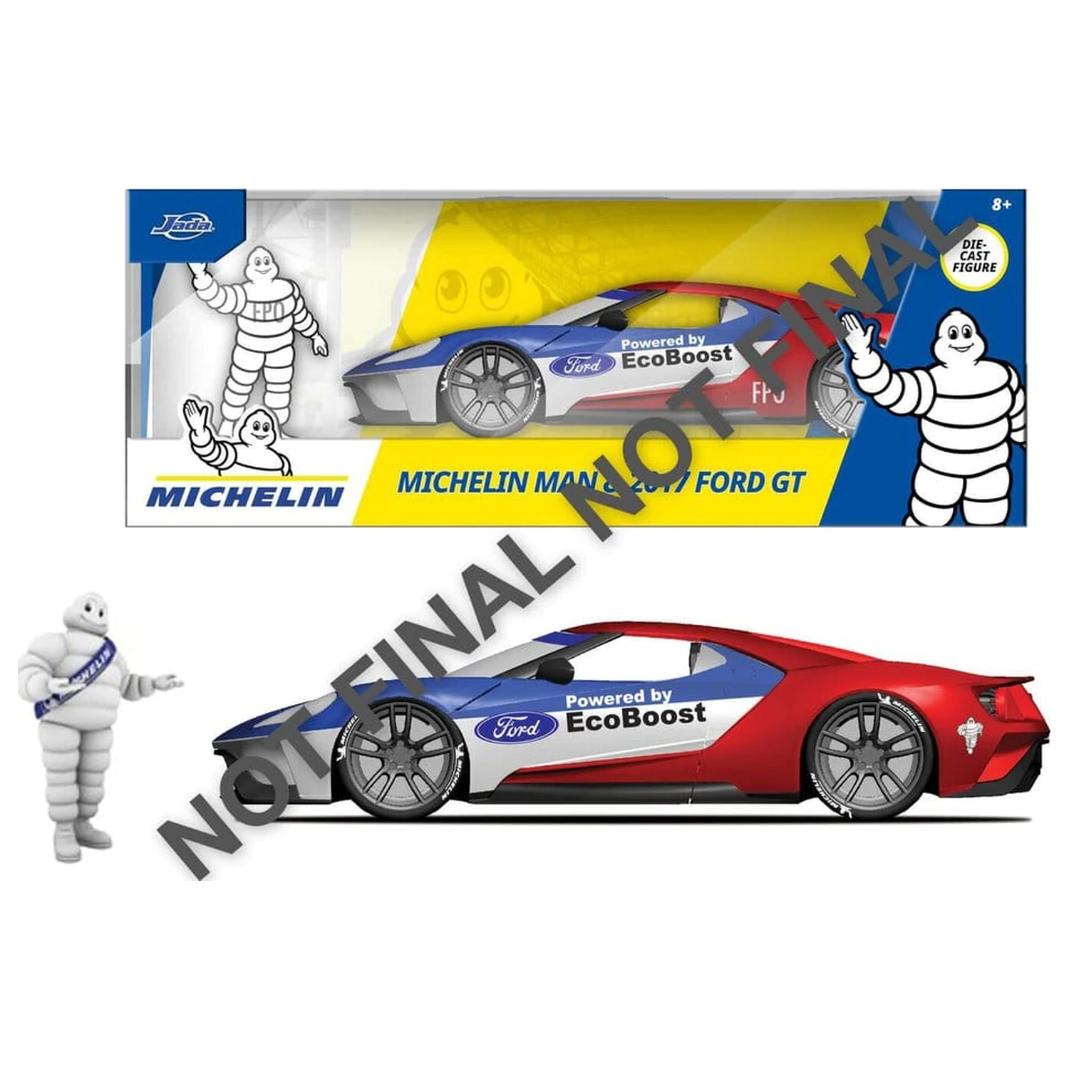 Michelin Man tlakově litý model 1/24 2017 Ford GT fotografii produktu