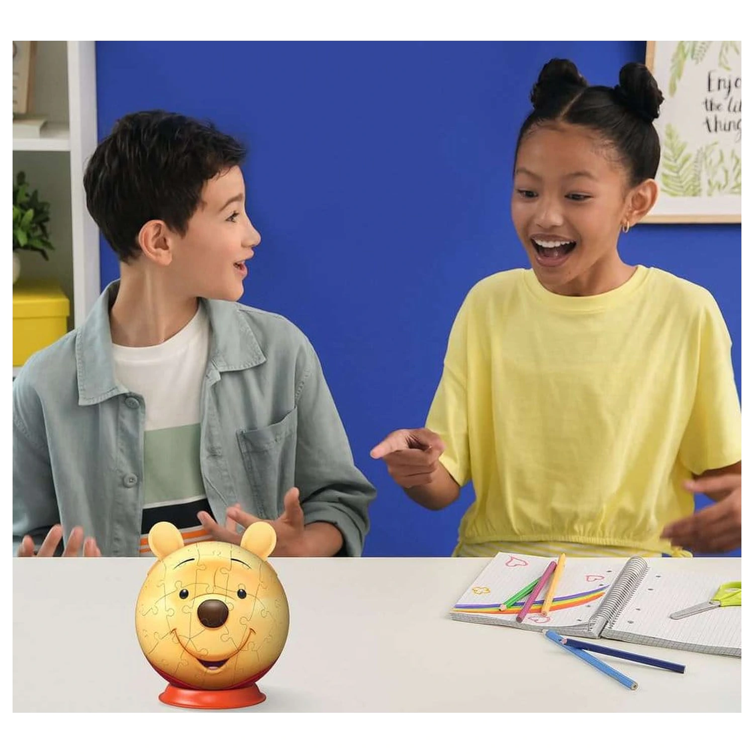 Winnie the Pooh 3D puzzle koule s ušima (77 dílků) fotografii produktu