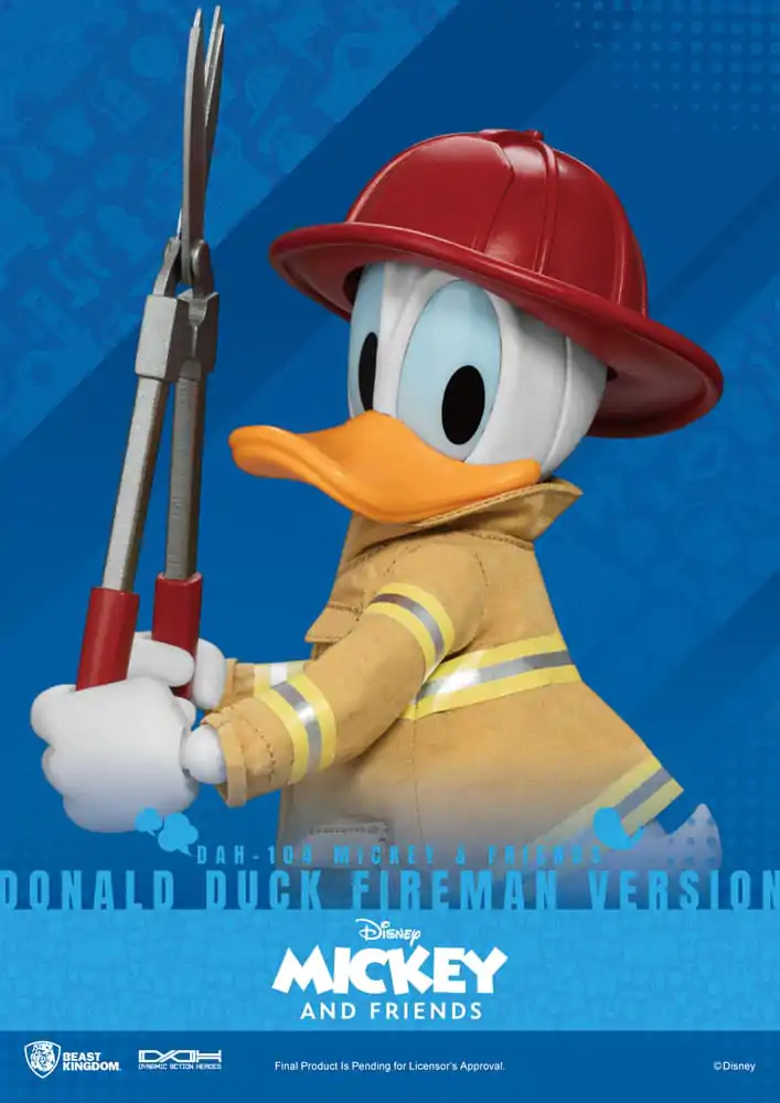 Mickey & Friends Dynamic 8ction Heroes Akční figurka 1/9 Kačer Donald Hasič Ver. 24 cm fotografii produktu