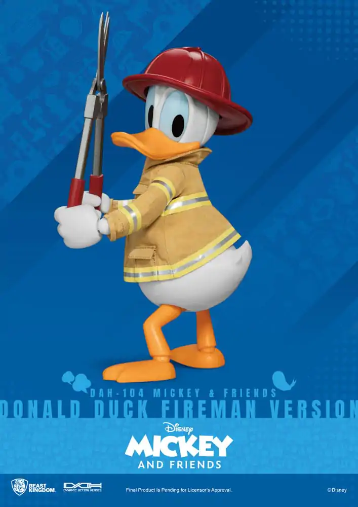 Mickey & Friends Dynamic 8ction Heroes Akční figurka 1/9 Kačer Donald Hasič Ver. 24 cm fotografii produktu