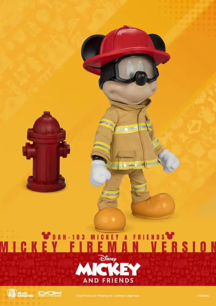 Mickey & Friends Dynamic 8ction Heroes Akční figurka 1/9 Mickey Hasič Ver. 24 cm fotografii produktu