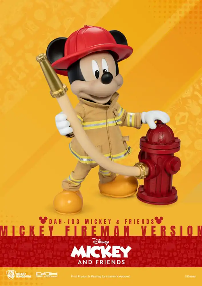 Mickey & Friends Dynamic 8ction Heroes Akční figurka 1/9 Mickey Hasič Ver. 24 cm fotografii produktu