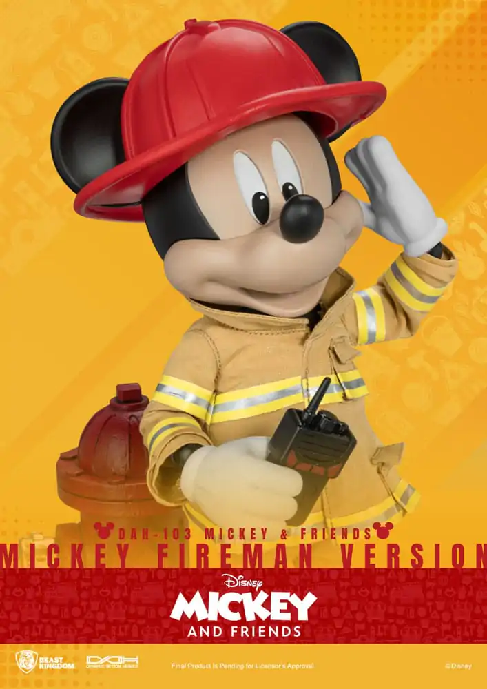 Mickey & Friends Dynamic 8ction Heroes Akční figurka 1/9 Mickey Hasič Ver. 24 cm fotografii produktu