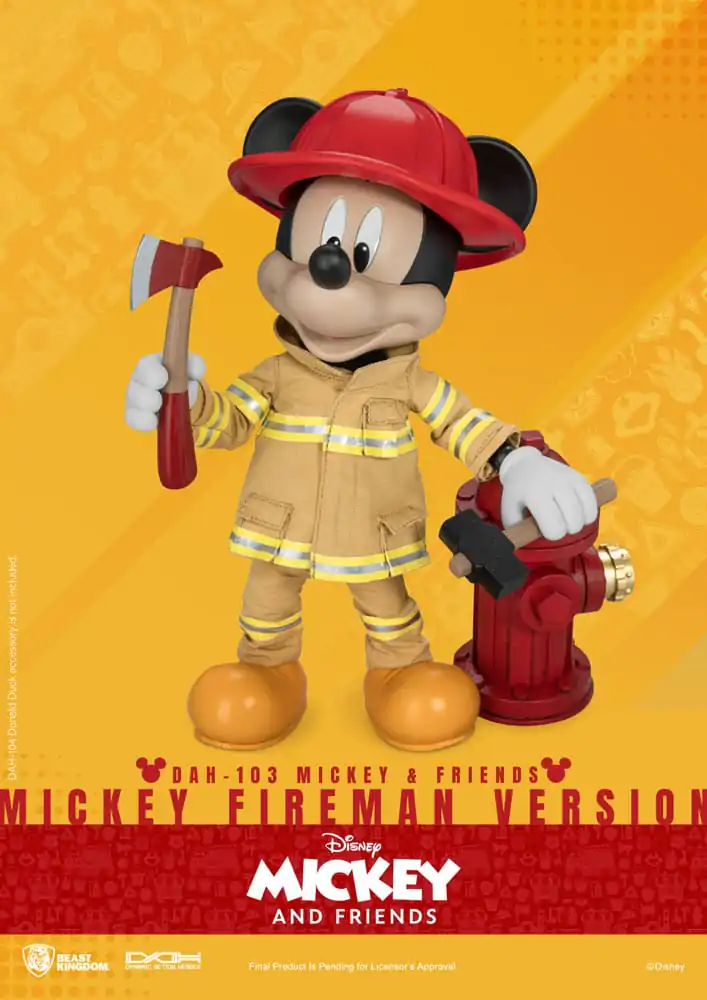 Mickey & Friends Dynamic 8ction Heroes Akční figurka 1/9 Mickey Hasič Ver. 24 cm fotografii produktu